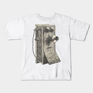 Wall Telephone Kids T-Shirt